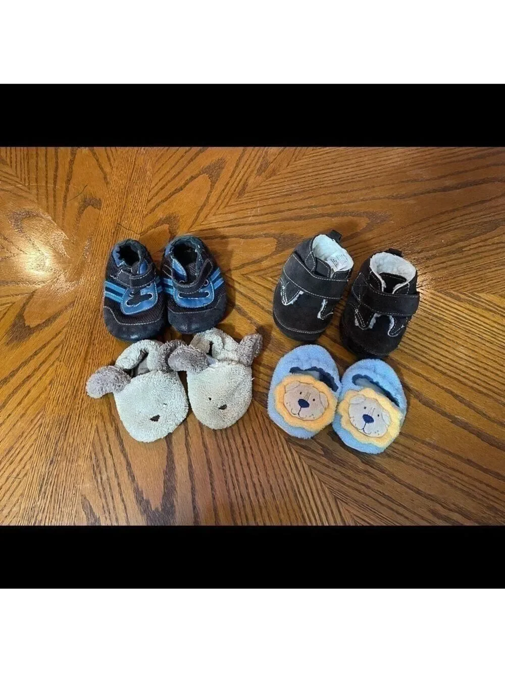 MULTIPLES Baby boy footies shoes